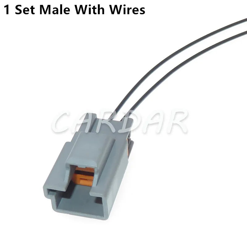 2 Pin 7282-6445-40 7283-6445-40 Automotive Electric Tail Door Wiring Socket Grey Auto Unsealed Connector