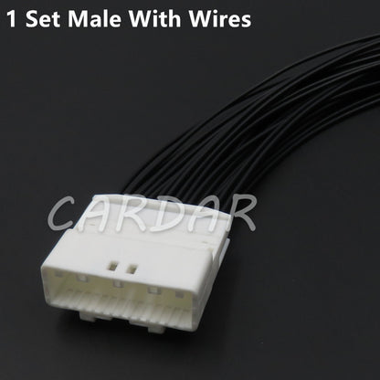 28 Pin 1565380-1 1565377-1 Automotive Connector Wiring Harness Socket Car Modification Plug