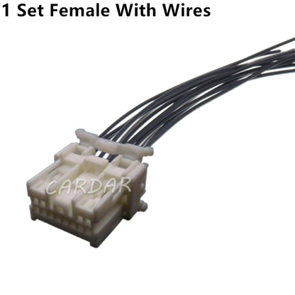 12 Pin Automobile Connector Car Adapter Auto Plastic Housing Unsealed Socket MG651397 7283-8625