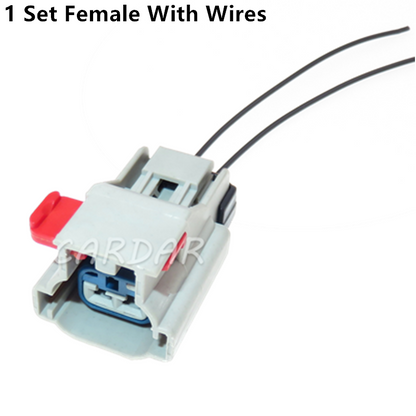 2 Pin 2.8 Seires Automotive Air Voltage Regulator Solenoid Valve Socket With Terminal 54200211 54200207