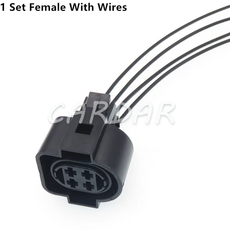 4 Pin 1H0973734 Auto Car Light Lamp Sockets Automotive Connector 1H0 973 734 For Audi