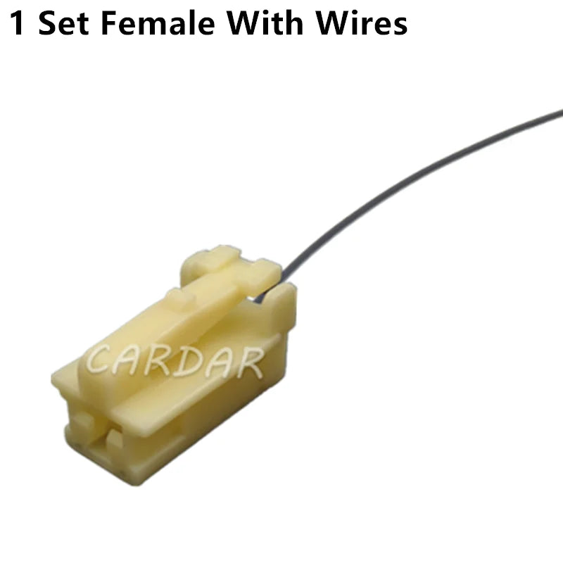 1 Pin 4.8 Series Automotive Electrical Cable Harness Connector Male Female Wiring Socket 7282-1210 6098-0822 7283-1210