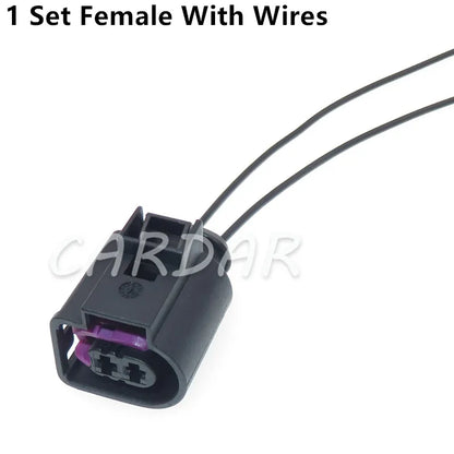 2 Pin 3.5mm Electrical Auto Cable Wire Connector For VW Passat Golf A3 A4 A6 Horn Plug 4D0971992 4D0 971 992