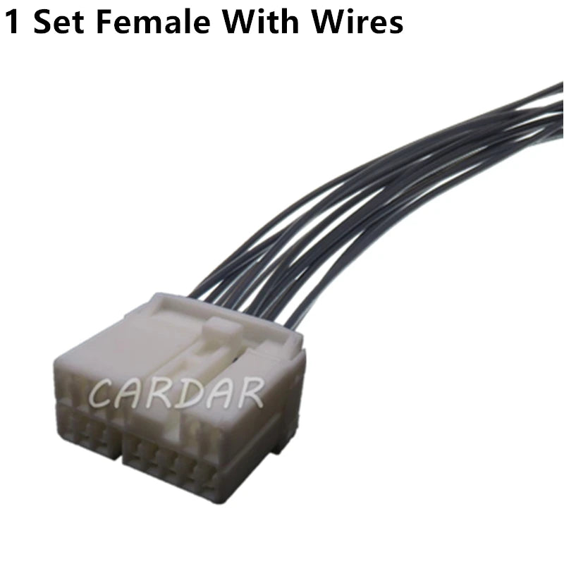 14 Pin Car Male Plug Female Socket Auto Plastic Housing Unsealed Replacement Connector 917604-1 917531-1