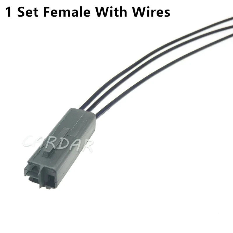 3 Pin 6098-3752 6098-3751 Auto Plastic Housing Socket Black Male Female Docking Electric Wire Connector