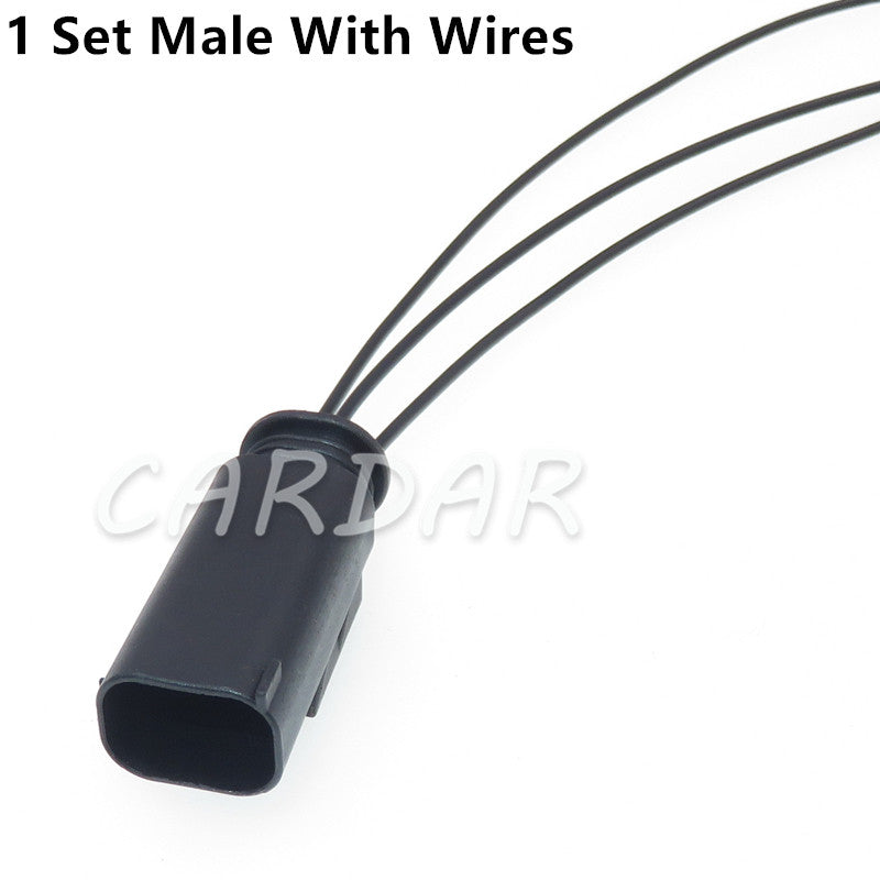 3 Pin Automobile Restrictor Sensor Wiring Socket Auto Waterproof Sealed Plastic Housing Plug