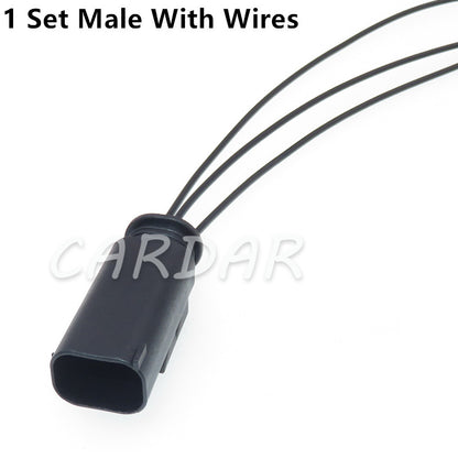 3 Pin Automobile Restrictor Sensor Wiring Socket Auto Waterproof Sealed Plastic Housing Plug