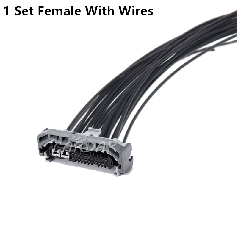24 Pin  6189-7426 90980-12A92 Auto Headlight Assembly Wire Harness Connector Automotive Wiring Socket For Toyota Lexus TS