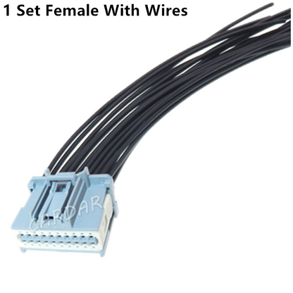 20 Pin Auto Wiring Harness Plug 34690-0201 34729-0201 Car Male Female Docking Socket Automobile Connector