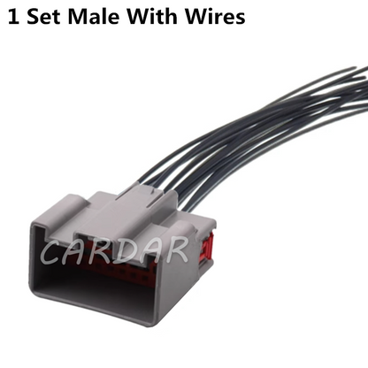 14 Pin Automotive Steering Wheel Heating Module Wiring Harness Composite Socket For Ford Mondeo 7283-6447-40
