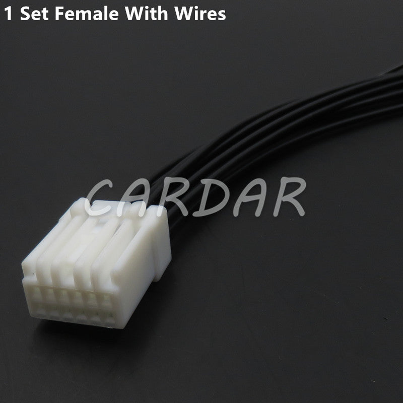 12 Pin Car Steer Taillight Cruise Steering Wheel Socket For Honda 6098-4675 6098-4640 Multi-function Connector