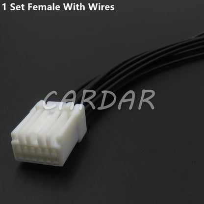 12 Pin Car Steer Taillight Cruise Steering Wheel Socket For Honda 6098-4675 6098-4640 Multi-function Connector