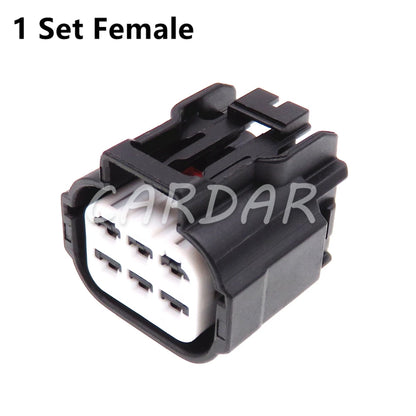 6 Pin 2 Series Automotive Waterproof Male Female Socket Car Wiring Harness Adapter 6189-7535 6189-7534