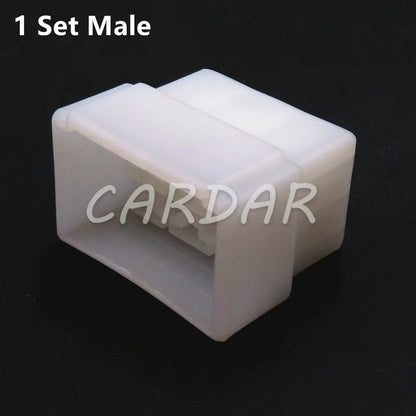 9 Pin 6.3 Series Car High Current Electric Wire Connector Auto Plastic Housing Unsealed Socket