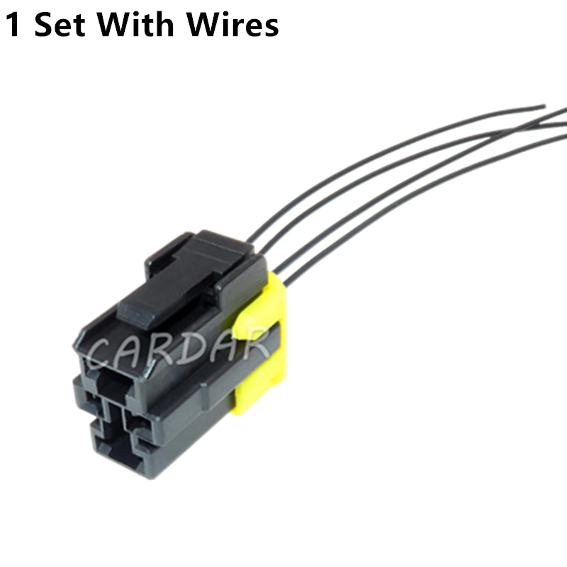 4 Pin Unsealed Socket Automotive Wiring Terminal Wire Cable Harness Connector 1.5 6.3 Series Composite Connector