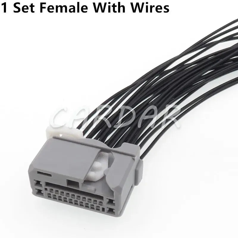 24 Pin Car Wiring Terminal Composite Connector MX34C24SFA Automobile Socket Avionics Plug