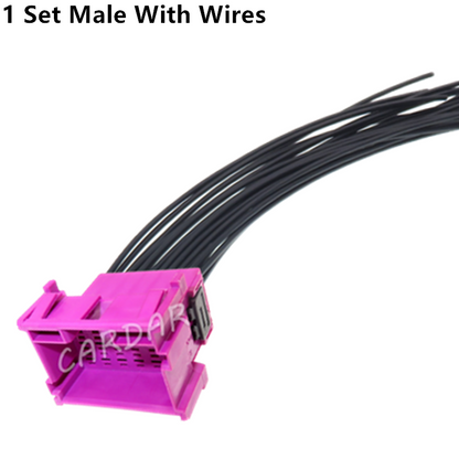 18 Pin 1-967624-2 1-967629-2 Male Plug Female Socket Automobile Parts Car Electric Wire Unsealed Connector