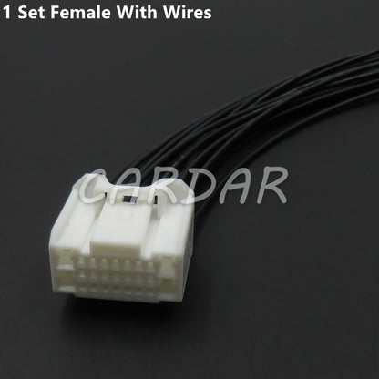 25 Pin Automobile Electrical Plug 7282-4855 Auto Wire Cable Unsealed Socket 7283-4855 Car Hybrid Connector