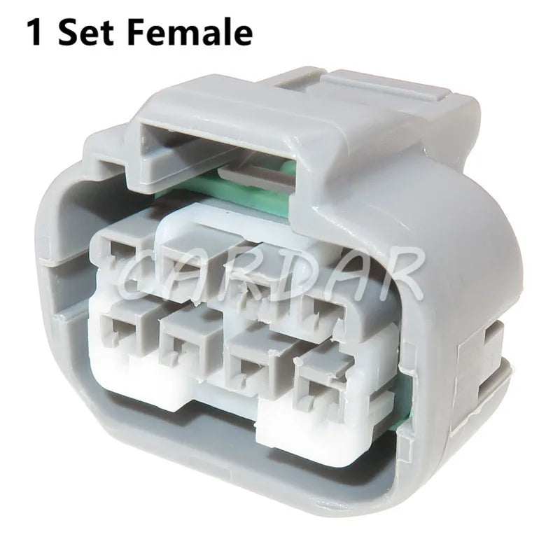 8 Pin 7283-1288-40 Car Headlight Cable Socket Waterproof Light Lamp Connector Plug For Toyota