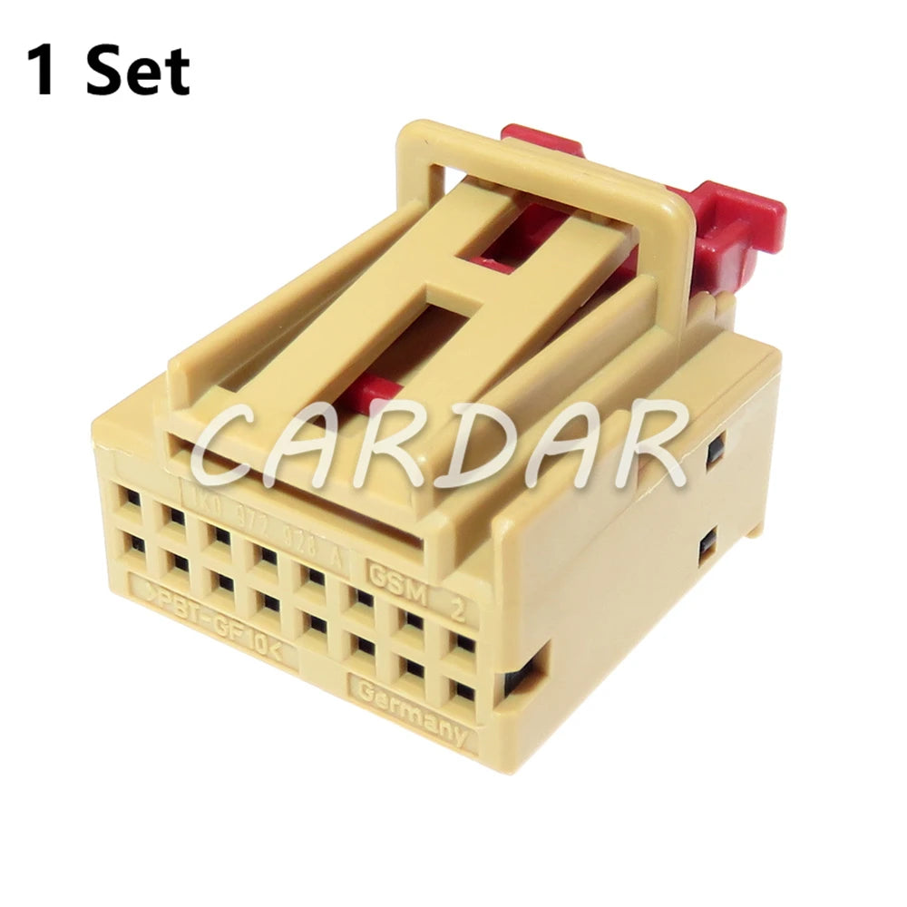 16 Pin 1K0 972 928 A Automotive Automatic Air Conditioning Panel Wire Cable Socket 1K0972928A For VW Audi