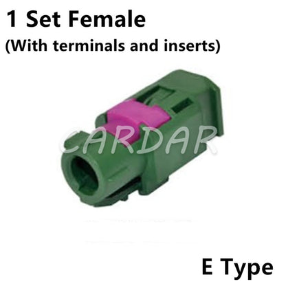 LVDS 4 Pin Connector Female Automotive Socket Universal Auto Modification Plug