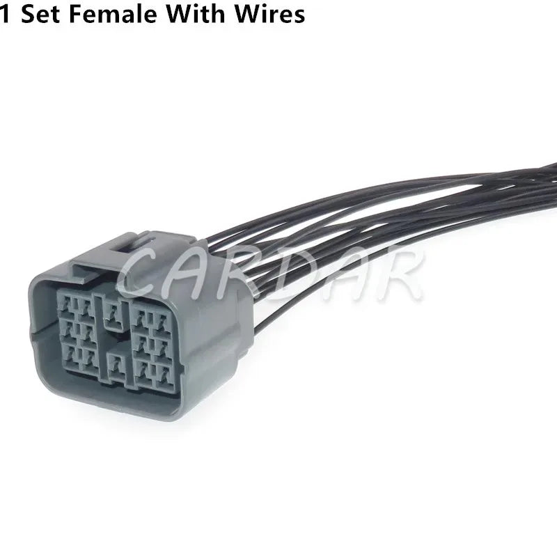 14 Pin 6189-7262 6181-0629 Car Headlight Light Socket Waterproof Wire Harness Cable Wiring Connector For Mazda