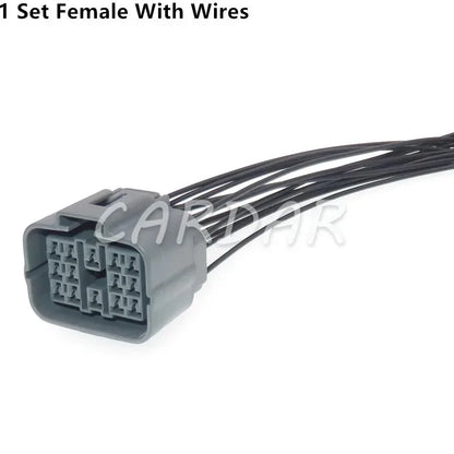 14 Pin 6189-7262 6181-0629 Car Headlight Light Socket Waterproof Wire Harness Cable Wiring Connector For Mazda