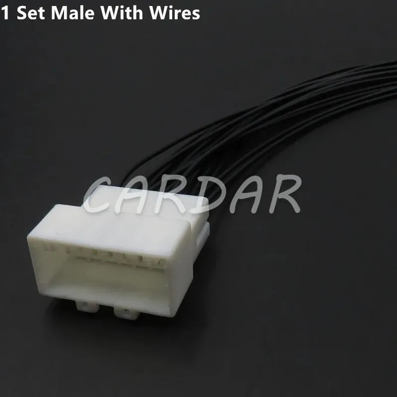 14 Pin 936209-1 936199-1 Automotive Wire Harness Connector Electrical Cable Socket With Terminals