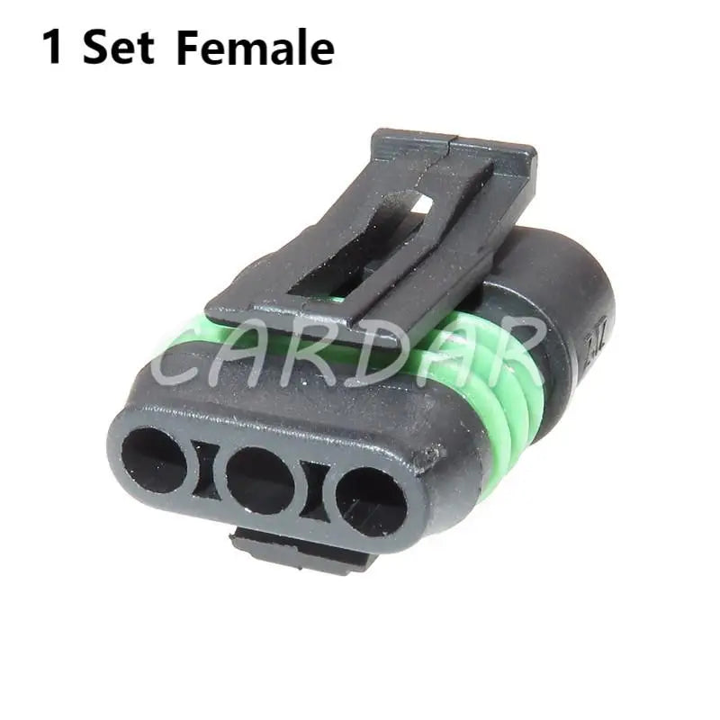 3 Pin Waterproof Electrical Sealed Wire Connector Socket For Car Auto Wiring Harness