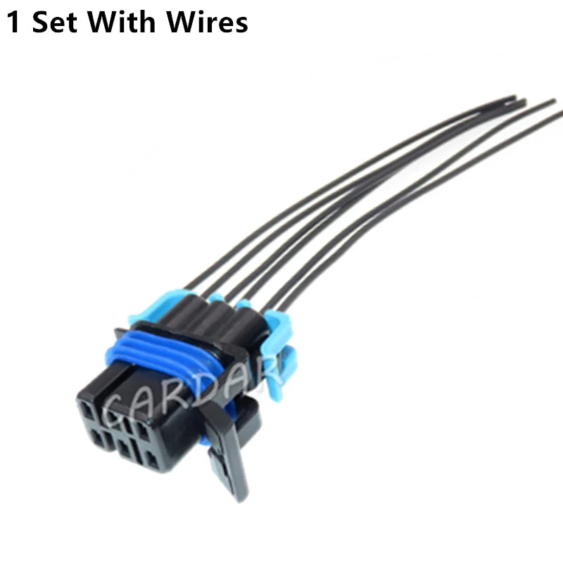 6 Pin 1.65 Series Automobile Waterproof Plastic Housing Socket Car Wiring Terminal Socket