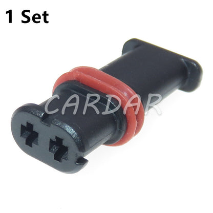 2 Pin 1.5 Series Wiring Harness Unsealed Socket Auto Electric Cable Connector With Terminal For Automobile