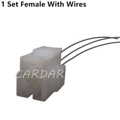 3 Pin 6.3mm Wire Connector Automotive Electrical Socket For Cars Auto