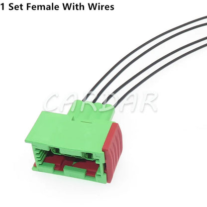 4 Pin 3.5 Series 144998-6 185001-6 Automobile Oxygen Sensor Male Female Docking Wiring Socket For Peugeot 307 206