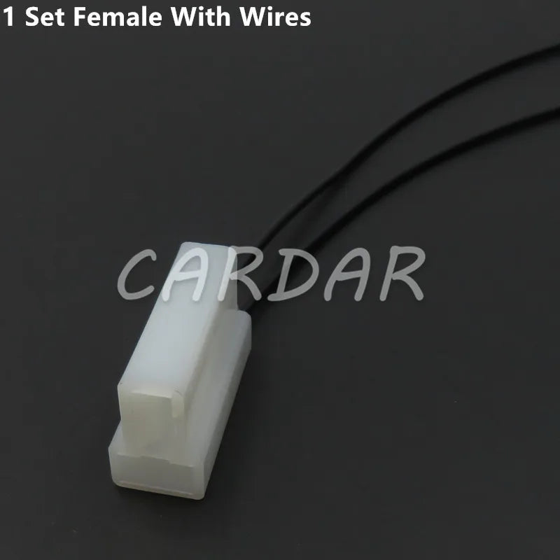 2 Pin 6.3mm Map Sensor Connector Plug Auto Wiring Harness Socket For Toyota