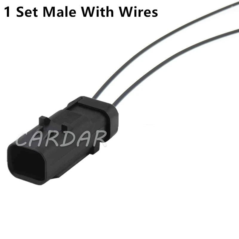 2 Pin 776427-1 776428-1 Car Auto Camshaft Sensor Plug Waterproof Electrical Wiring Harness Connector For Cars Excavator