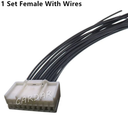 18 Pines Sin Sellar Macho Hembra Enchufe para Kia 936204-1 Interruptor Limpiaparabrisas Automóvil 936213-1 Conector Cableado Faros Coche