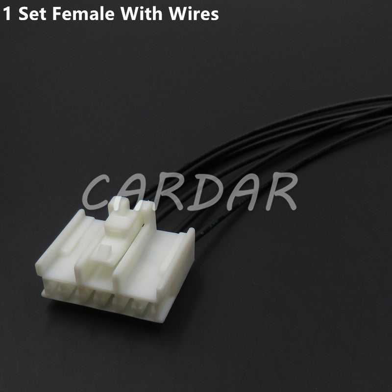 6 Pin Auto Wiring Terminal Socket AC Assembly Automobile Plastic Housing Unsealed Cable Harness Connector MG611777