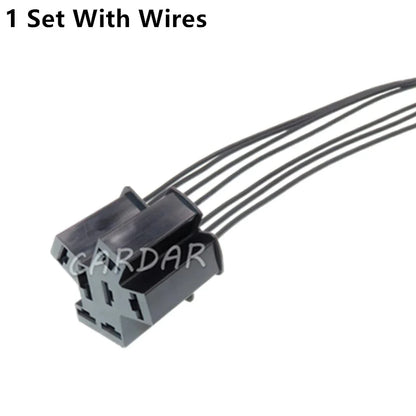 7 Pin 6.3 9.5 Series Black Auto Electrical Composite Connector Car Unsealed Wiring Socket With Terminal