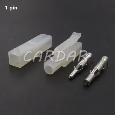 L6.2 Tamiya Large Battery Male Female Plug Set Big Tamiya Style Nickle Pin Connector Unwired 6.2mm Pitch Socket For RC Hobby