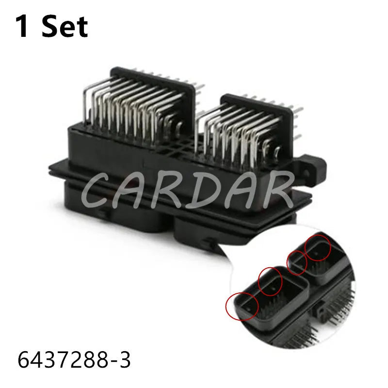 60 Pin 6437288-3 6437288-5 ECU Engine Gearbox Computer Board Plug Electrical Auto PCB Socket
