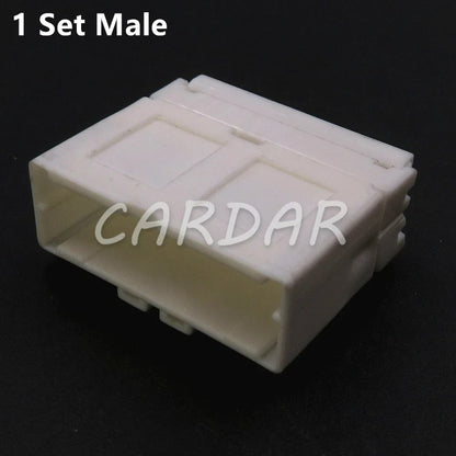 24 Pin Car Parts Auto Electric Cable Plastic Housing Unsealed Socket With Terminal 1123364-1 MG653033 1123387-1