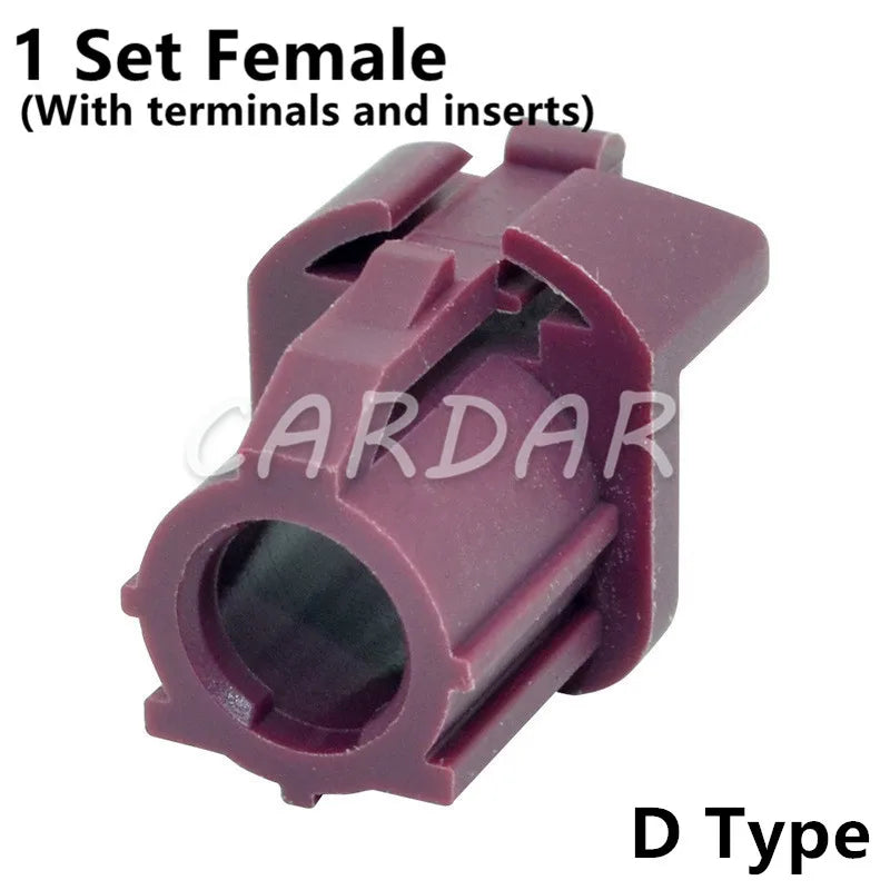 Auto LVDS 4 Pin HDS Connector Automotive Audio Socket Universal Car Fakra Female Connectors