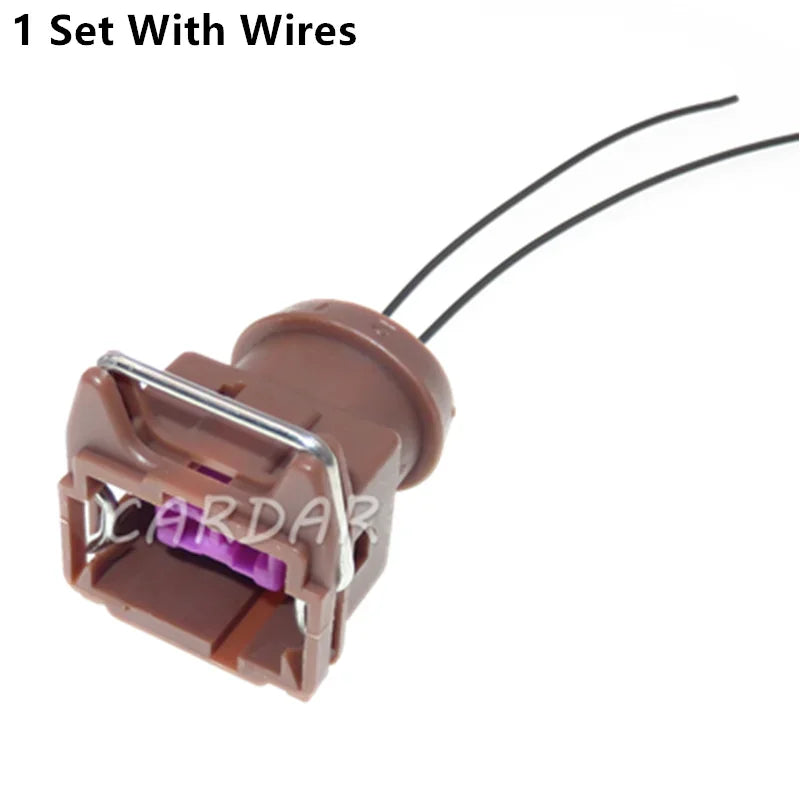 2 Pin 3.5 Series Automobile Wire Cable Plug Wiring Socket Auto Unsealed Female Connector With Terminal 144473-2