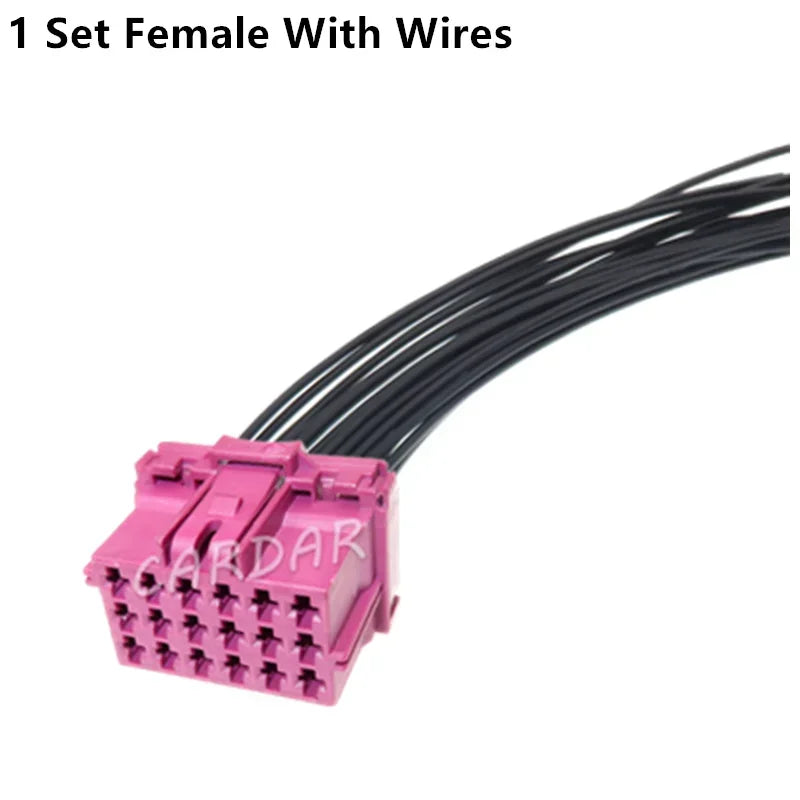 18 Pin Automobile Unsealed Connector 1-967629-1 967635-1 7-968974-2 Auto Male Plug Female Socket Car Wiring Adapter
