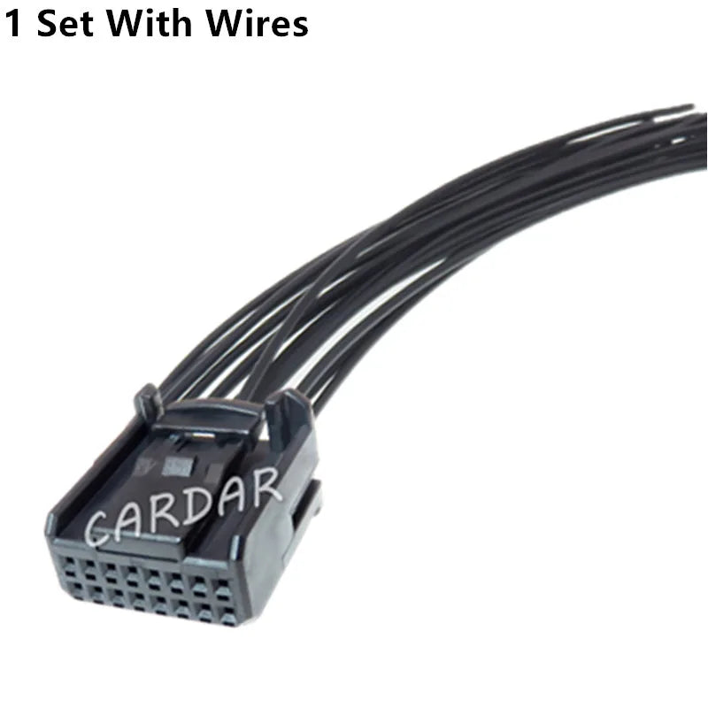 16 Pin Auto Cable Harness Connector Automobile Unsealed Plug With Terminal 1318386-2 Car Unsealed Wire Socket