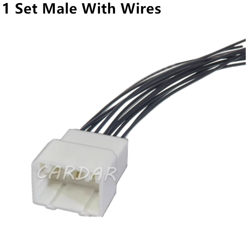 12 Pin 175442-1 Auto Power Amplifier Wiring Harness Plug 175442-6 Automotive Unsealed Wire Socket