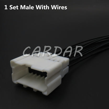 12 Pin 2.2 Series Auto Window Lifting Cable Harness Unsealed Socket 1674122-1 6098-6980 1674119-1 6098-6954