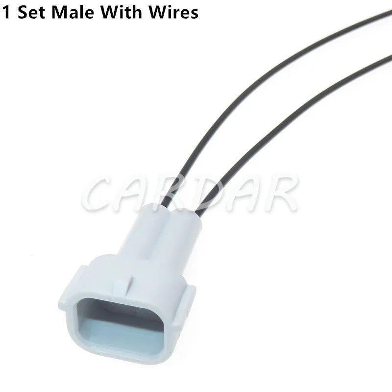 2 Pin Nippon Denso 6189-0060 Automotive Connector Waterproof Top Slot Fuel Injector Connector