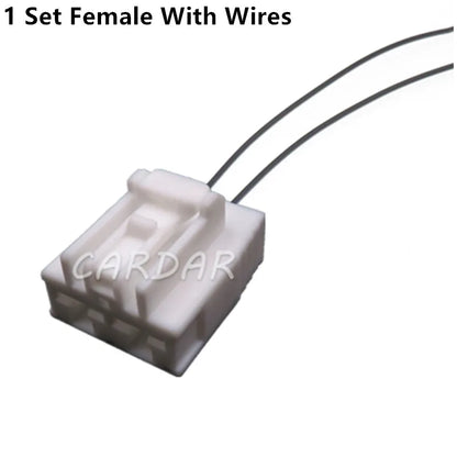 2 Pin 7.8 Series Automobile Large Current Electric Wire Connector Unsealed Plastic Socket 6098-1278 6098-1104