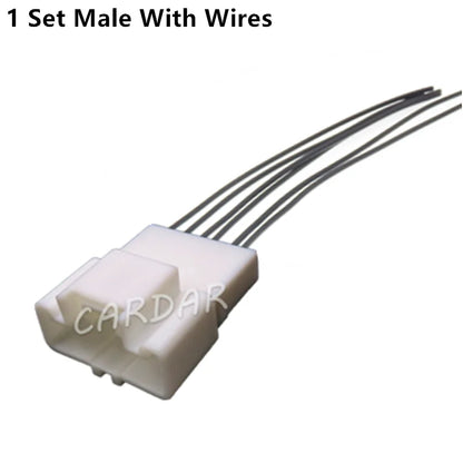 6 Pin 2.2 Series Automobile Male Female Docking Unsealed Connector Auto Wire Harness Socket
